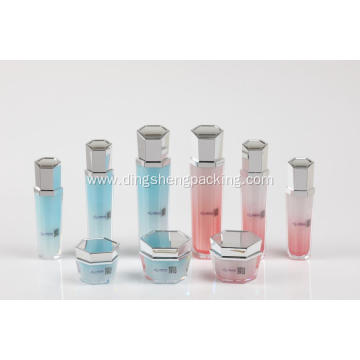 Customized Hexagon Acrylic Cosmetic Bottle